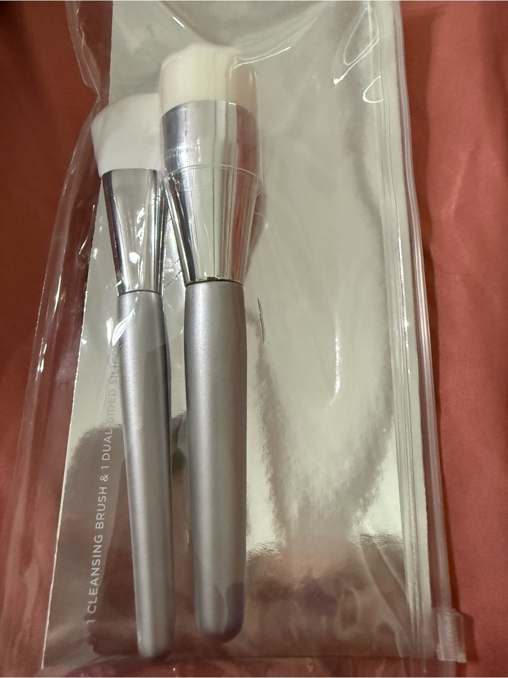 COSMEDIX Facial Brush Duo - Cleansing Brush and Mask Applicator